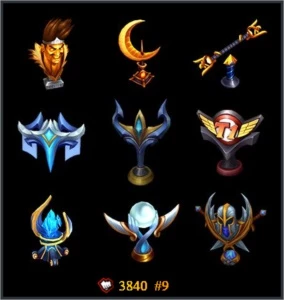 Conta LOL Platina V 117 Champions/ 85 skins - League of Legends