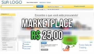 Marketplace - Script Estilo Mercado Livre (Pagseg E Paypal) - Sites, Lojas e Sistemas Prontos Sites e Scripts