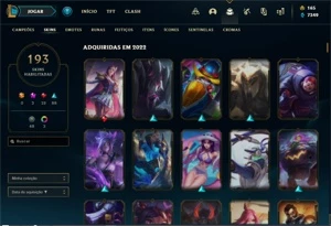 CONTA DE VALORANT / LOL DESDE O BETA 200 SKINS NO LOL