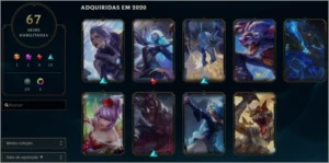 conta league of legends