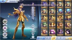 Conta Saint Seiya awakening SSA