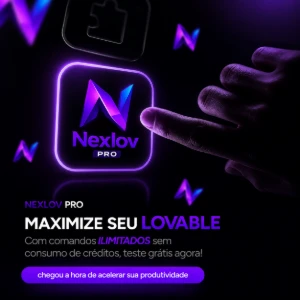 Nexlov Pro | Lovable Ilimitado - extensão - key 15 dias - Inteligência Artificial