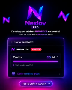 Nexlov Pro | Lovable Ilimitado - extensão - key 15 dias - Inteligência Artificial