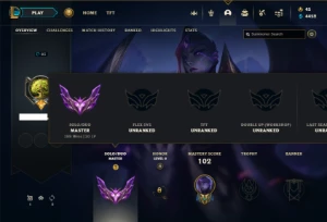 Mestre com 71 Champs e 3 Skins + 44 Espolios - League of Legends LOL