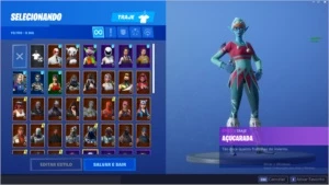 Conta Fortnite com 78 skin season 3 ate season 8
