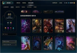 Conta Platina 2 - Yasuo emissario - 133 champs - 37k ea - League of Legends LOL