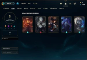 CONTA DIAMANTE 3 - League of Legends LOL