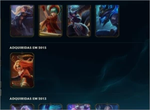 CONTA DE LEAGUE OF LEGENDS 2013 LVL 150 35 SKINS LOL
