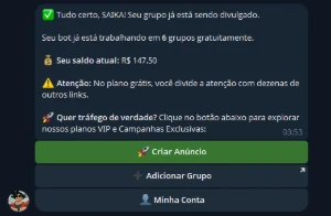 Bot Telegram Divulgador De Grupos  - Script Python