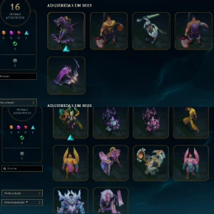 Conta De Lol Com Mais De 150 Skins!!! - League of Legends