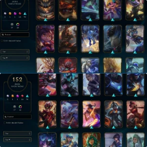 Conta De Lol Com Mais De 150 Skins!!! - League of Legends