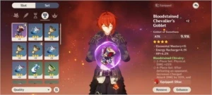 Conta com Diluc 5 Genshim impact - Genshin Impact