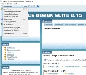Tradução Proteus 8.15 SP1 2023 - Softwares e Licenças