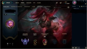 CONTA DIAMANTE LOL ZERADA - League of Legends