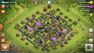 conta Clash of Clans cv 9