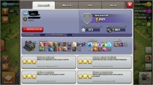 conta Clash of Clans cv 9