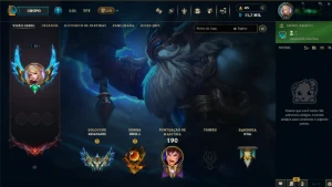 conta challenger - League of Legends LOL
