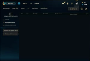 Conta Ferro 1 com 33 Champs e 10 Skins + 2 Fragmentos - League of Legends LOL