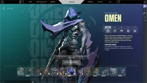 conta valorant com algumas skins