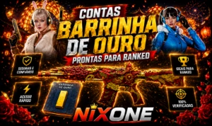 Conta Crossfire - Barrinha De Ouro + Hk Permanente