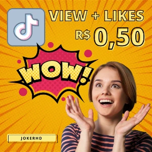 Visualizações + Curtidas do TikTok só R$0,50 Envio Imediato! - Redes Sociais