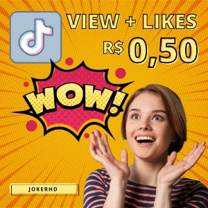 Visualizações + Curtidas do TikTok só R$0,50 Envio Imediato! - Social Media