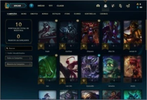 Conta ouro 4 com 2 skins e 28  champs - League of Legends LOL