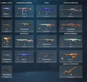 CONTA DE VALORANT COM SKINS MUITO BOAS - JÁ FOI RADIANTE