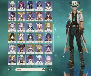 (Negocio valor) Conta AR57 com 30 cinco estrelas - Genshin Impact