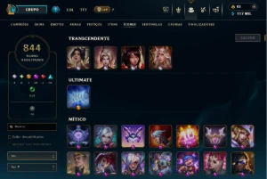 Conta LoL Diamante + Skin do Faker Autografada + Skin do Uzi - League of Legends