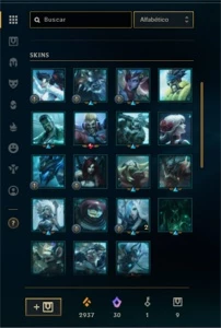 Conta Diamante 4 (D4) (upada a mão) duas skins vitoriosas - League of Legends LOL