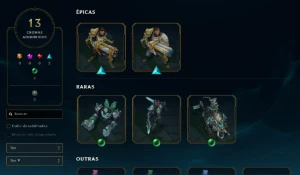 Conta League of legends 10 anos+ LOL