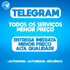 ⭐ Mega Promoção ⭐ Telegram - Membros, Reações, Visualizações - Social Media