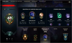 Conta League of Legends LOL