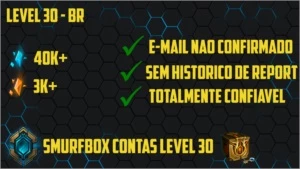 Conta Level 30 - League of Legends LOL