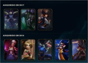 Conta DIAMANTE (Sem borda e skin season 8) - League of Legends LOL
