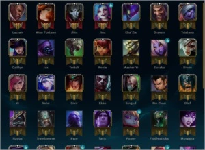 Conta DIAMANTE (Sem borda e skin season 8) - League of Legends LOL