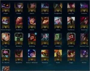 Conta DIAMANTE (Sem borda e skin season 8) - League of Legends LOL