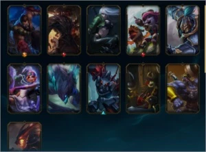 Conta DIAMANTE (Sem borda e skin season 8) - League of Legends LOL