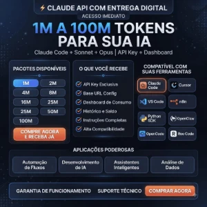 Claude API 1M a 100M Tokens | Claude Code + Sonnet + Opus - Inteligência Artificial
