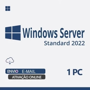 Licença Windows Server 2022 Standard Original 25 DIGITOS - Softwares e Licenças