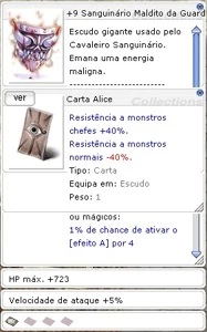 Sanguinário Maldito +9 - Ragnarok Online