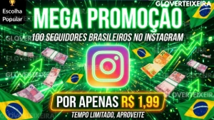 [Promoção] 100 Seguidores Brasileiros Instagram | 24h On - Redes Sociais