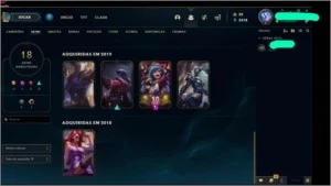 CONTA LOL PLATINA 2 - League of Legends