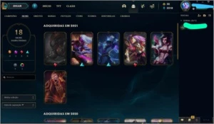 CONTA LOL PLATINA 2 - League of Legends