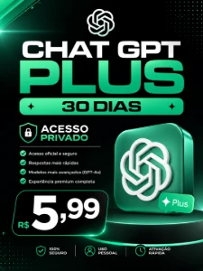 🚀 Chat Gpt | Plus 30 Dias|Acesso Privado - Assinaturas e Premium