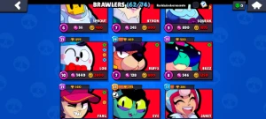 Conta brawl stars 26mil troféus e 61 brawlers