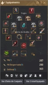 Conta BDO 286 kutum / 274 tadd - Black Desert