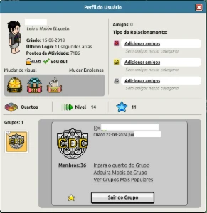 HABBO CONTA 2018