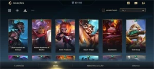 Conta Wildrift Diamante 4 e muitas skins 😍❤️ - League of Legends: Wild Rift LOL WR